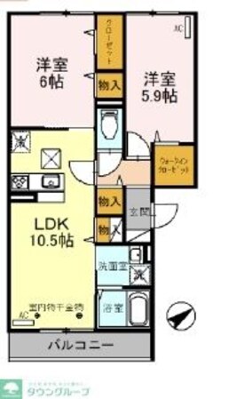 エーデルハイムIIIの物件間取画像